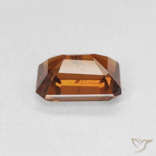 9,17 ctw natürlicher Amber Orange Hessonit-Granat, Oktagonschliff, VS