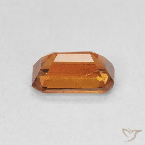 9,17 ctw natürlicher Medium Dark-Orange Hessonit-Granat, Oktagonschliff, VVS