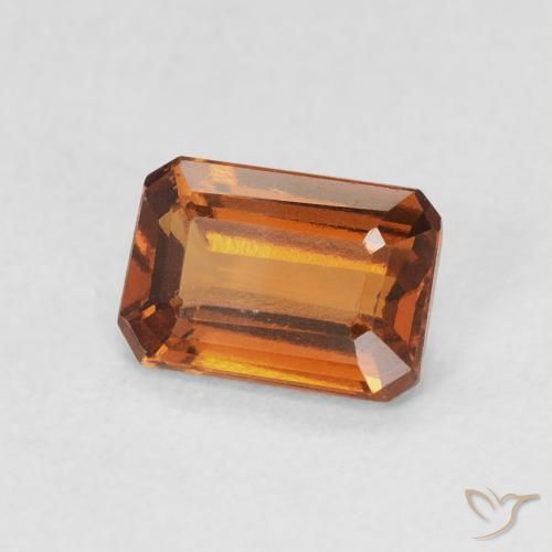 9,17 ctw natürlicher Medium Dark-Orange Hessonit-Granat, Oktagonschliff, VVS