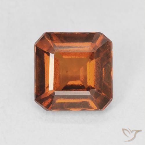 1.77ct Natürlicher tieforange Hessonit-Granat, Smaragdschliff, VVS