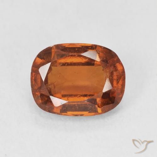 1.85ct Natürlicher tieforange Hessonit-Granat, Kissen, VS-SI