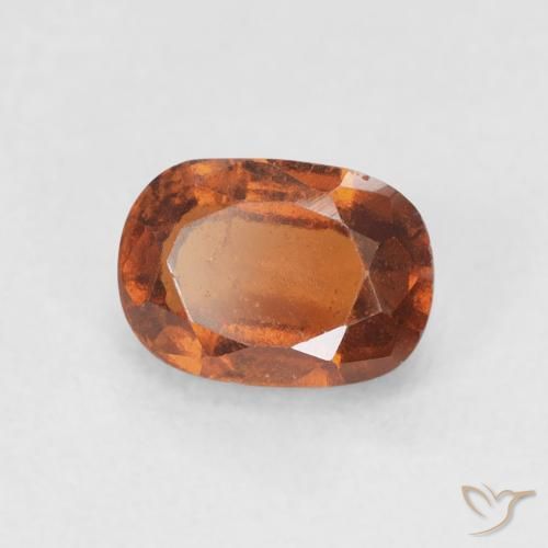 9,17 ctw natürlicher Medium Dark-Orange Hessonit-Granat, Kissen, VS-SI