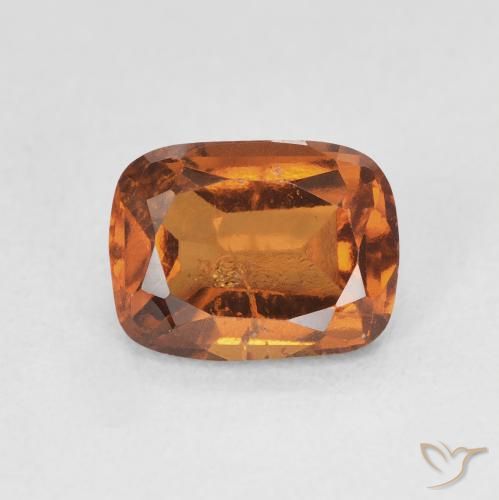 2.28ct Natürlicher tieforange Hessonit-Granat, Kissen, VS-SI