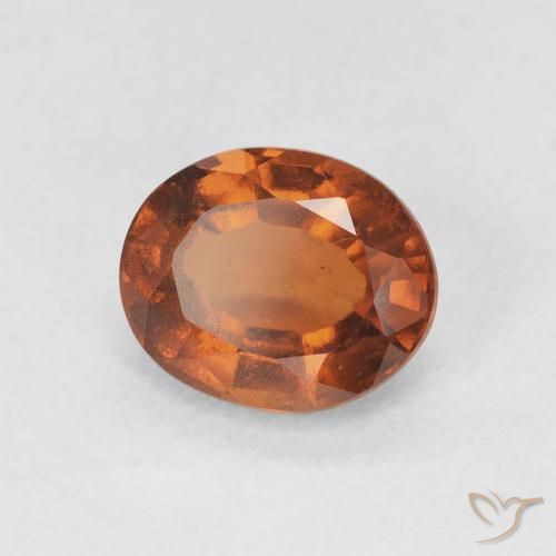 9,17 ctw natürlicher Medium Dark-Orange Hessonit-Granat, Oval, VS