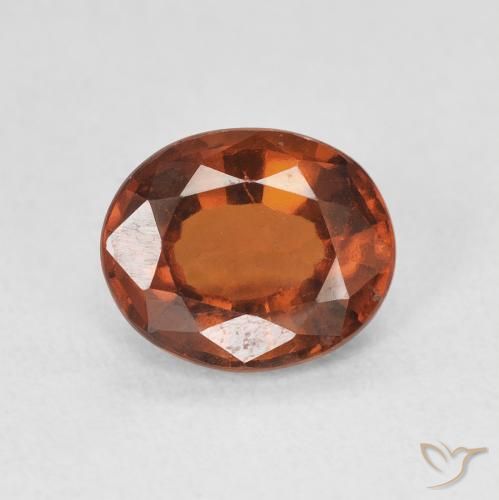 2.00ct Natürlicher tieforange Hessonit-Granat, Oval, VS