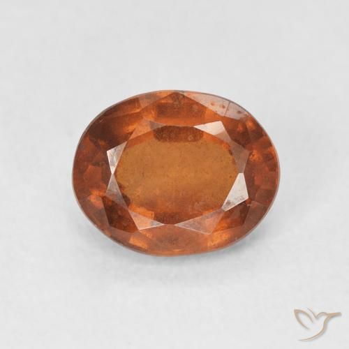 1.90ct Natürlicher tieforange Hessonit-Granat, Oval, VS