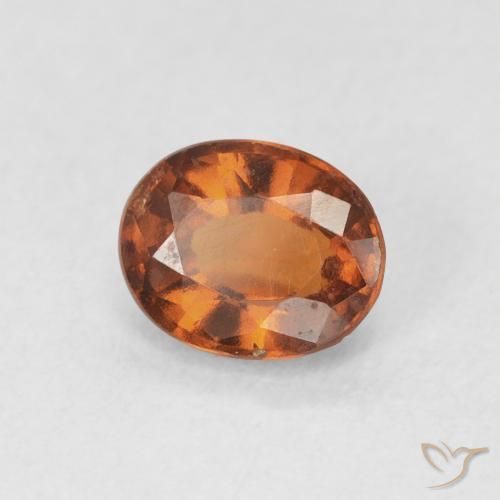 9,17 ctw natürlicher Medium Dark-Orange Hessonit-Granat, Oval, VS