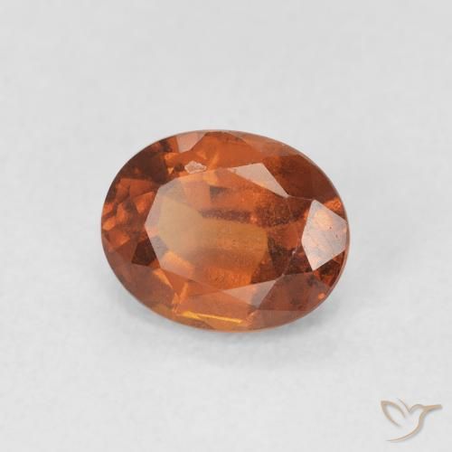 9,17 ctw natürlicher Medium Dark-Orange Hessonit-Granat, Oval, VS