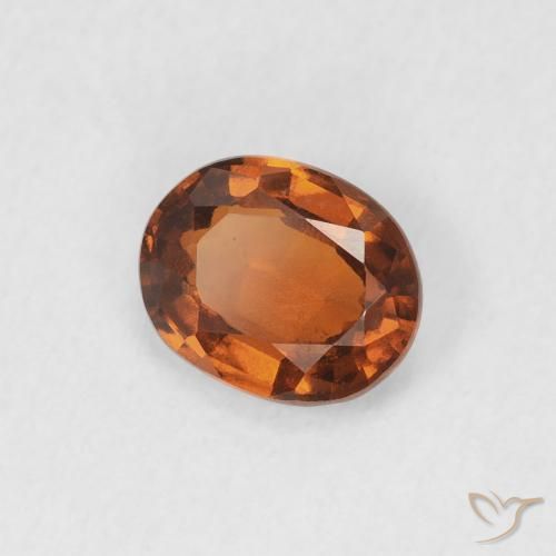 9,17 ctw natürlicher Amber Orange Hessonit-Granat, Oval, VS