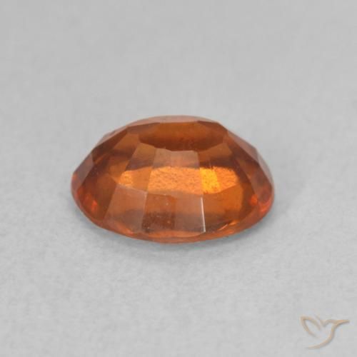 9,17 ctw natürlicher rötlich-orange Hessonit-Granat, Oval, VS-SI