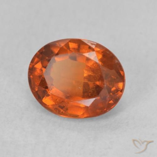 9,17 ctw natürlicher Amber Orange Hessonit-Granat, Oval, VS-SI