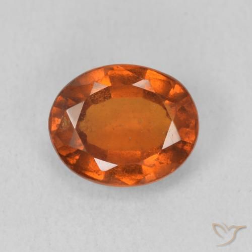 1.82ct Natürlicher Amber Orange Hessonit-Granat, Oval, VS-SI