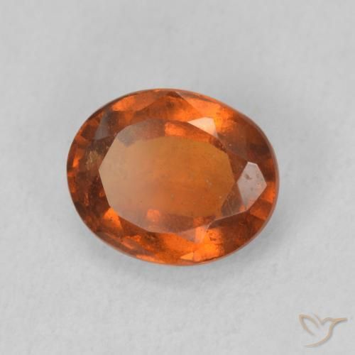 9,17 ctw natürlicher Amber Orange Hessonit-Granat, Oval, VS-SI