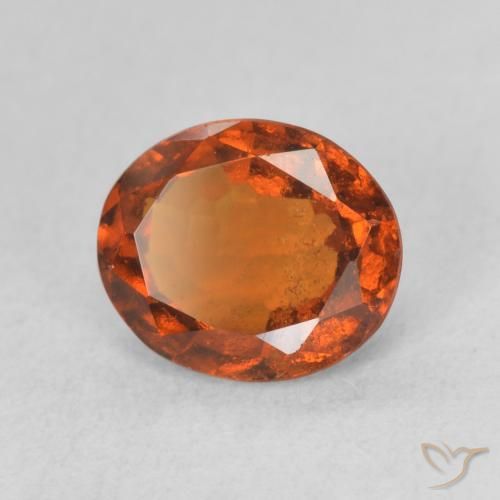9,17 ctw natürlicher Mittelorange Hessonit-Granat, Oval, VS-SI