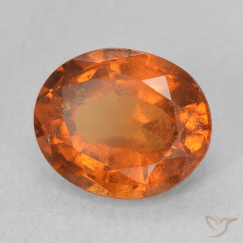 9,17 ctw natürlicher rötlich-orange Hessonit-Granat, Oval, VS-SI