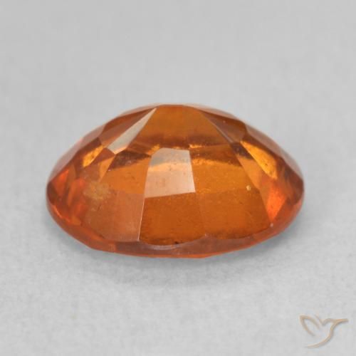 9,17 ctw natürlicher rötlich-orange Hessonit-Granat, Oval, VS-SI