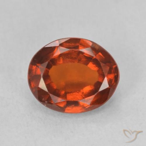 1.99ct Natürlicher Feuerorange Hessonit-Granat, Oval, VS-SI