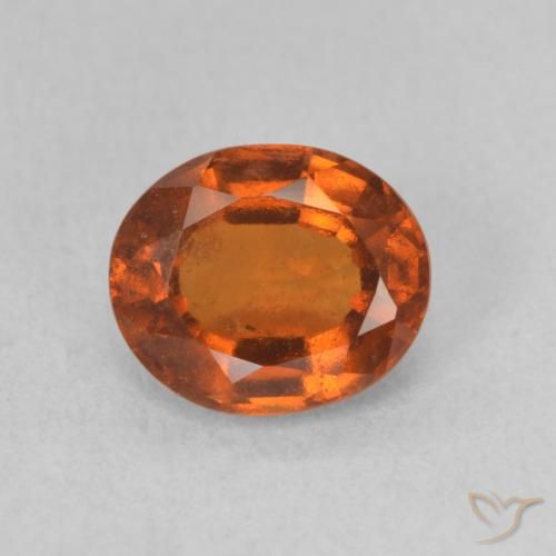 1.78ct Natürlicher Amber Orange Hessonit-Granat, Oval, VS-SI