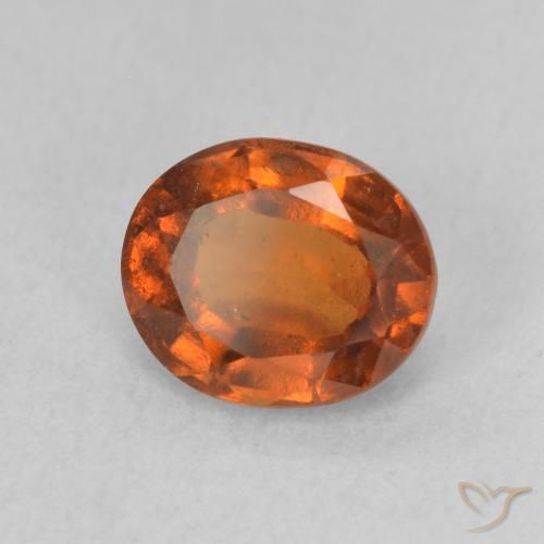 9,17 ctw natürlicher Amber Orange Hessonit-Granat, Oval, VS-SI