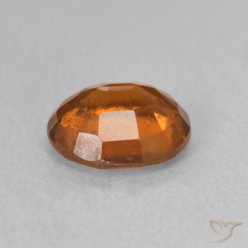 9,17 ctw natürlicher Amber Orange Hessonit-Granat, Oval, VS-SI