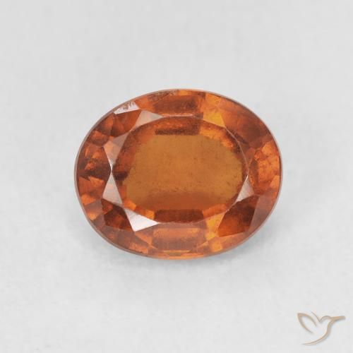 1.94ct Natürlicher rötlich-orange Hessonit-Granat, Oval, VS