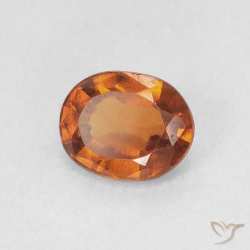 9,17 ctw natürlicher Medium Dark-Orange Hessonit-Granat, Oval, VS