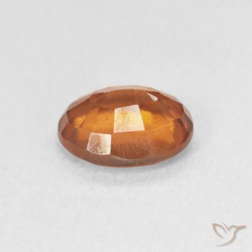 9,17 ctw natürlicher rötlich-orange Hessonit-Granat, Oval, VS