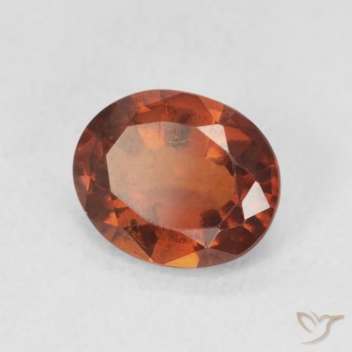 9,17 ctw natürlicher Dunkelorange Hessonit-Granat, Oval, VS