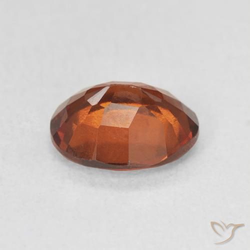 9,17 ctw natürlicher Dunkelorange Hessonit-Granat, Oval, VS