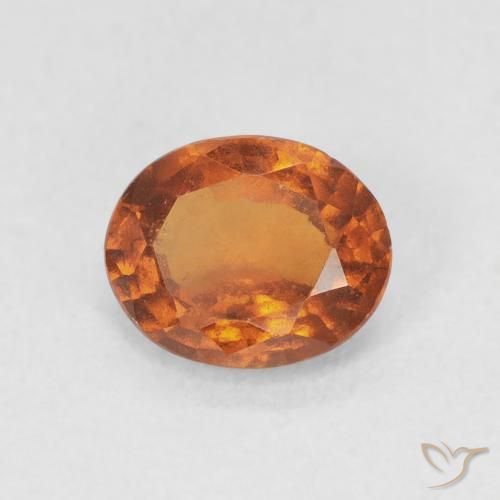 9,17 ctw natürlicher Gelblich-orange Hessonit-Granat, Oval, VS