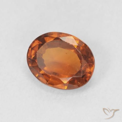 9,17 ctw natürlicher tieforange Hessonit-Granat, Oval, VS