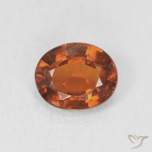 1.16ct Natürlicher tieforange Hessonit-Granat, Oval, VS