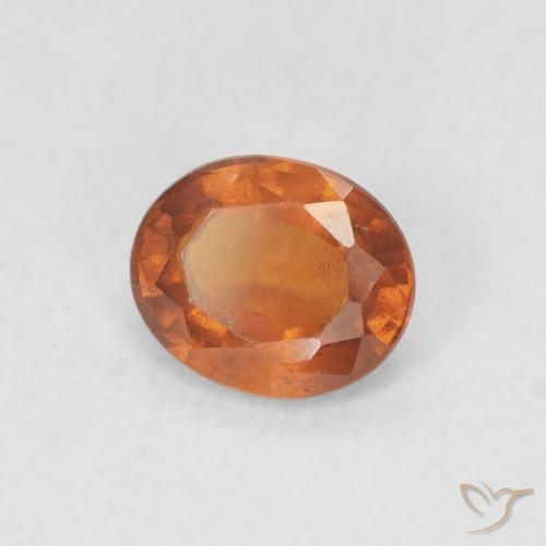 9,17 ctw natürlicher Amber Orange Hessonit-Granat, Oval, VS