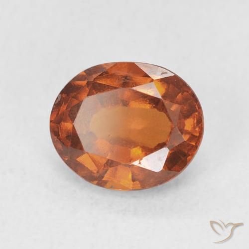 9,17 ctw natürlicher Amber Orange Hessonit-Granat, Oval, VS