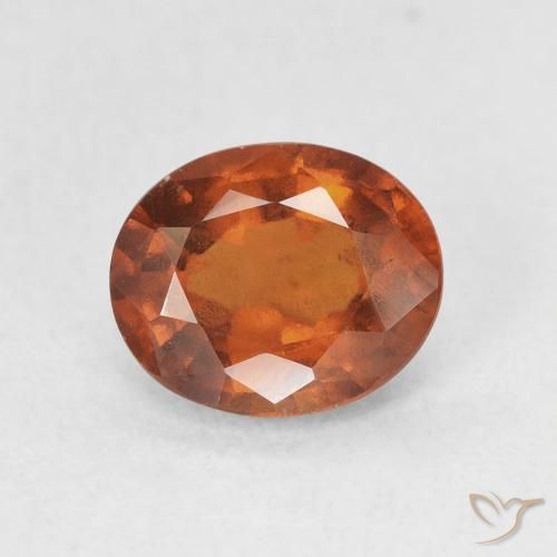 1.81ct Natürlicher tieforange Hessonit-Granat, Oval, VS
