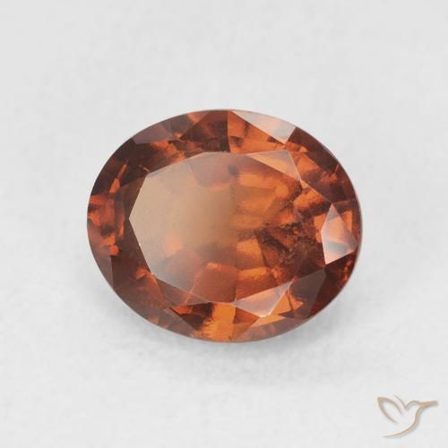 9,17 ctw natürlicher Medium Dark-Orange Hessonit-Granat, Oval, VS