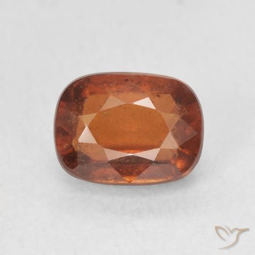 2.51ct Natürlicher Amber Orange Hessonit-Granat, Kissen, VS