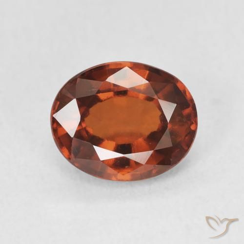 2.52ct Natürlicher tieforange Hessonit-Granat, Oval, VVS-VS