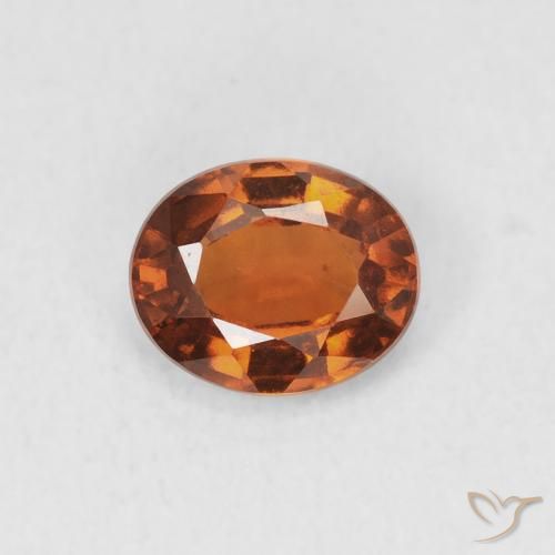 0.94ct Natürlicher Amber Orange Hessonit-Granat, Oval, VS