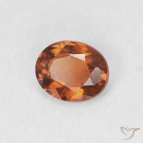 9,17 ctw natürlicher Amber Orange Hessonit-Granat, Oval, VS