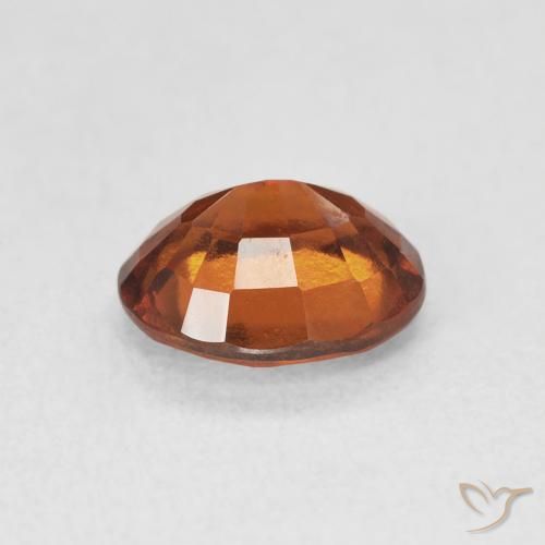 9,17 ctw natürlicher rötlich-orange Hessonit-Granat, Oval, VVS-VS