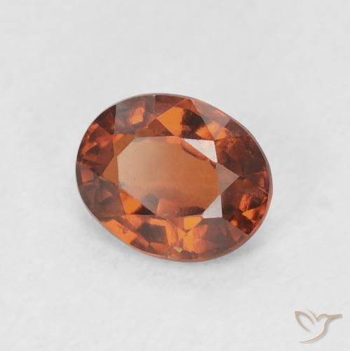 9,17 ctw natürlicher Mittelorange Hessonit-Granat, Oval, VVS-VS