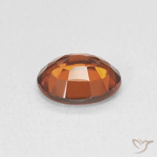 9,17 ctw natürlicher rötlich-orange Hessonit-Granat, Oval, VVS-VS