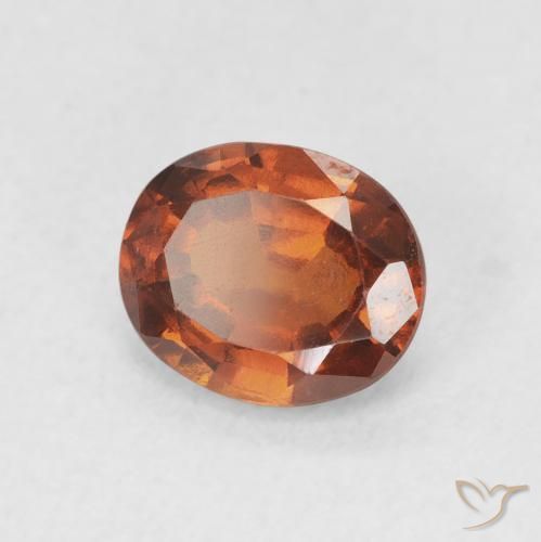 9,17 ctw natürlicher Amber Orange Hessonit-Granat, Oval, VVS-VS