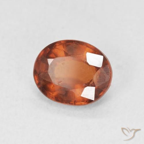 9,17 ctw natürlicher Amber Orange Hessonit-Granat, Oval, VVS-VS