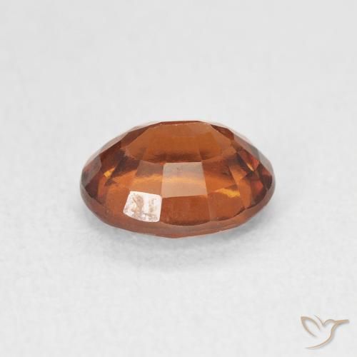 9,17 ctw natürlicher rötlich-orange Hessonit-Granat, Oval, VVS-VS