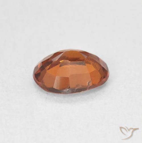9,17 ctw natürlicher rötlich-orange Hessonit-Granat, Oval, VVS-VS