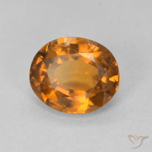 9,17 ctw natürlicher Mittelorange Hessonit-Granat, Oval, VS-SI