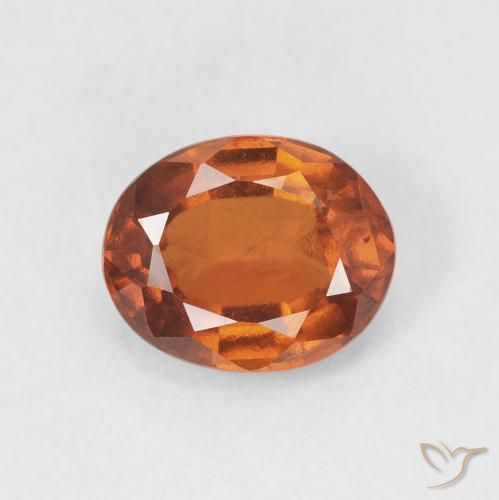 1.71ct Natürlicher tieforange Hessonit-Granat, Oval, VS-SI