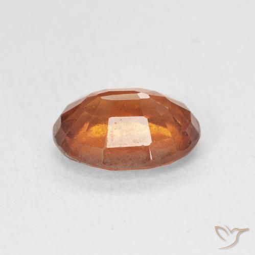 9,17 ctw natürlicher Medium Dark-Orange Hessonit-Granat, Oval, VS-SI